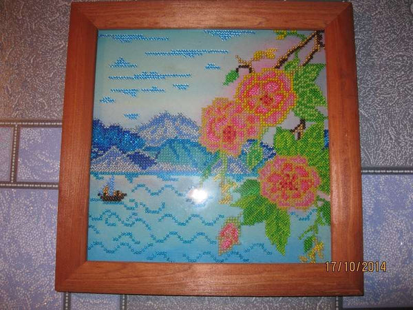 Canvas for bead embroidery