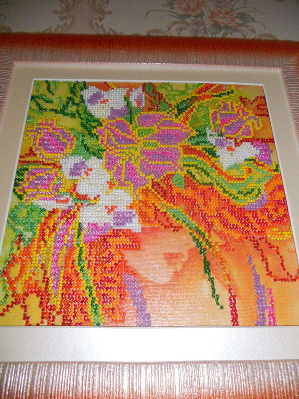 Canvas for bead embroidery