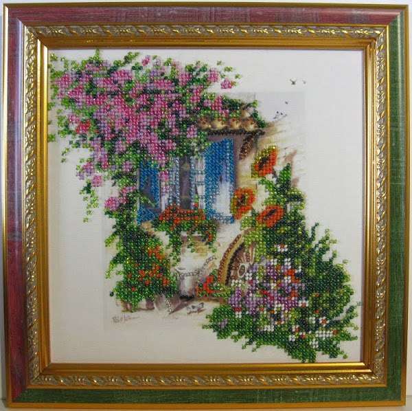 Canvas for bead embroidery