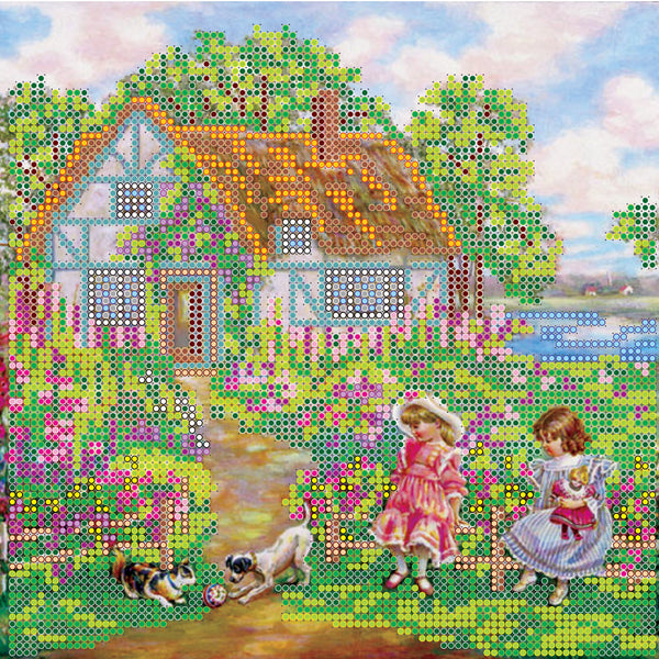 Canvas for bead embroidery