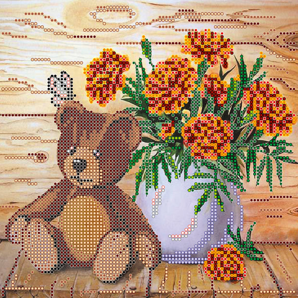 Canvas for bead embroidery