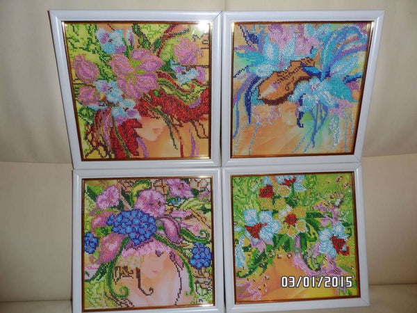 Canvas for bead embroidery