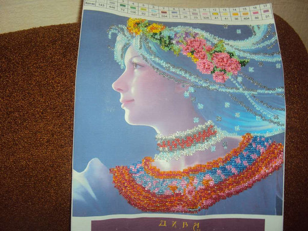 Canvas for bead embroidery