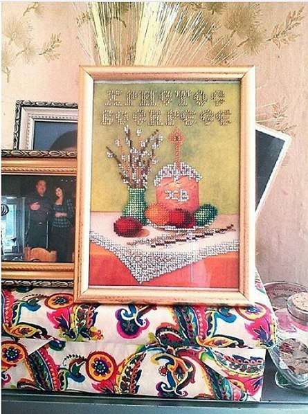 Canvas for bead embroidery