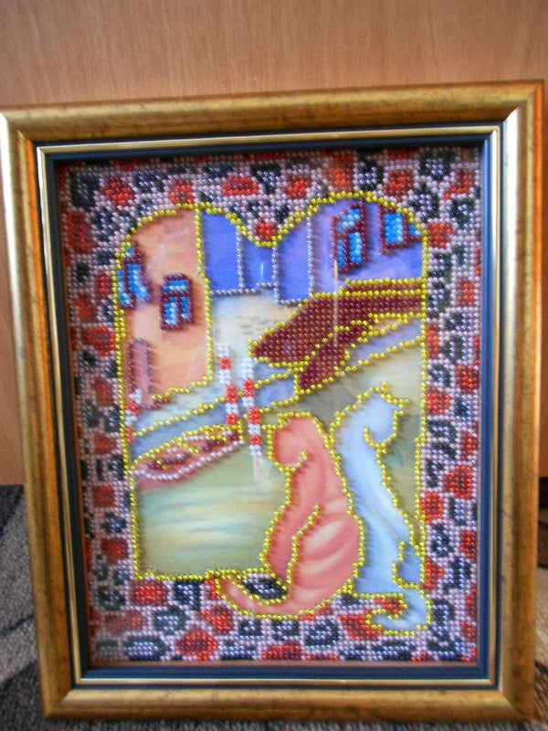 Canvas for bead embroidery