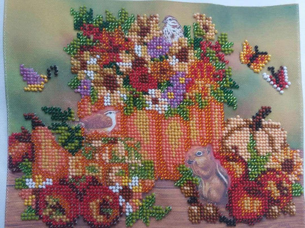 Canvas for bead embroidery