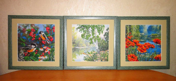 Canvas for bead embroidery