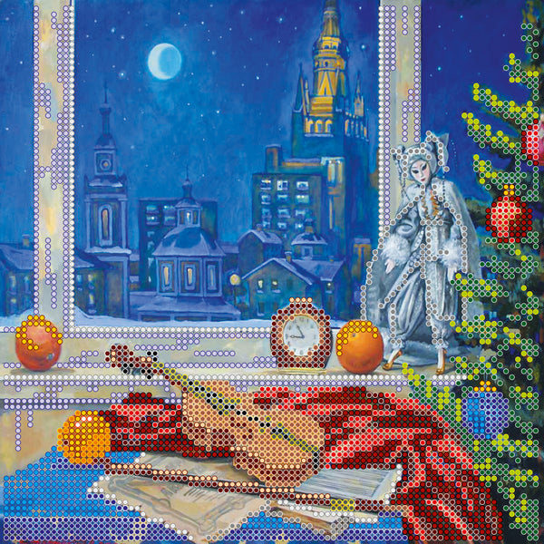 Canvas for bead embroidery