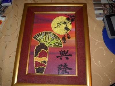 Canvas for bead embroidery