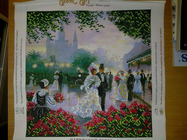 Canvas for bead embroidery