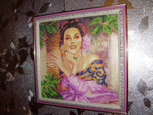 Canvas for bead embroidery