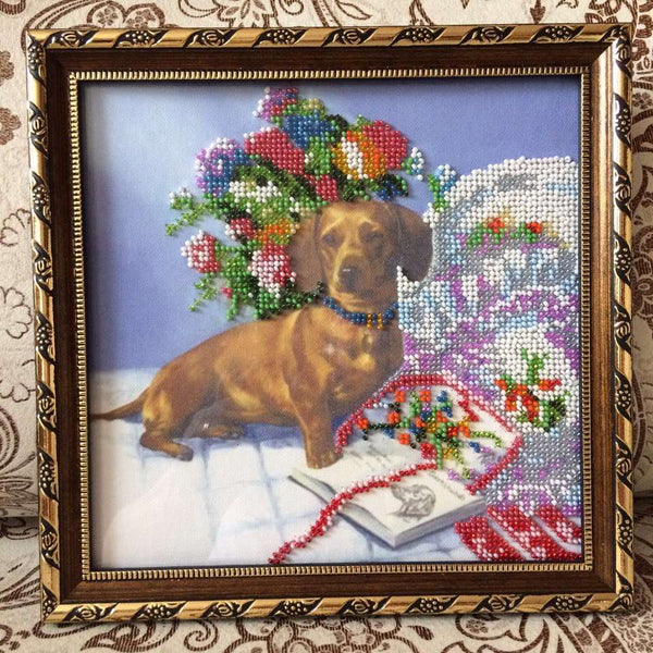 Canvas for bead embroidery