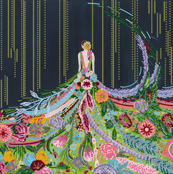 Canvas for bead embroidery