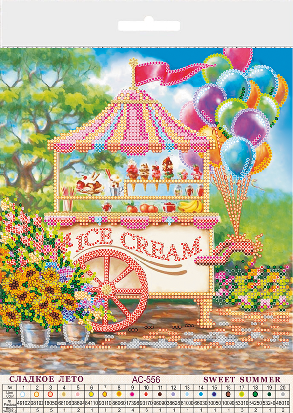 Canvas for bead embroidery