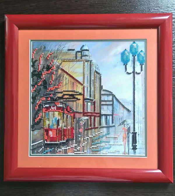 Canvas for bead embroidery