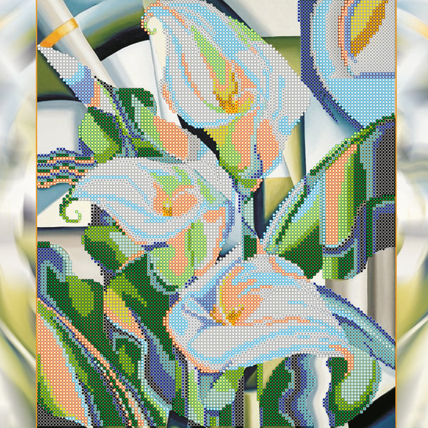 Canvas for bead embroidery