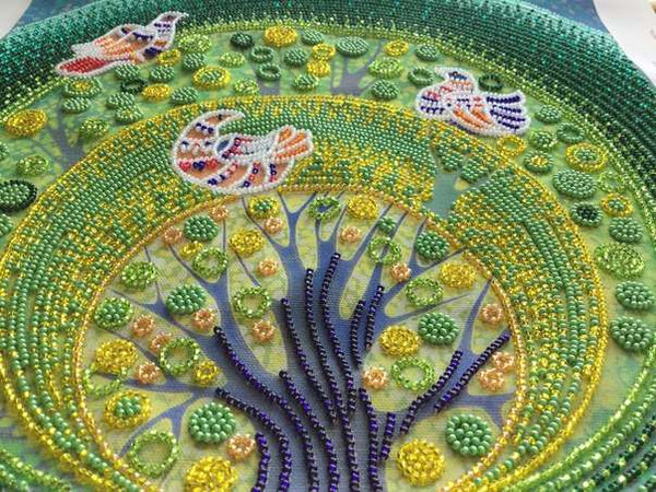 Canvas for bead embroidery