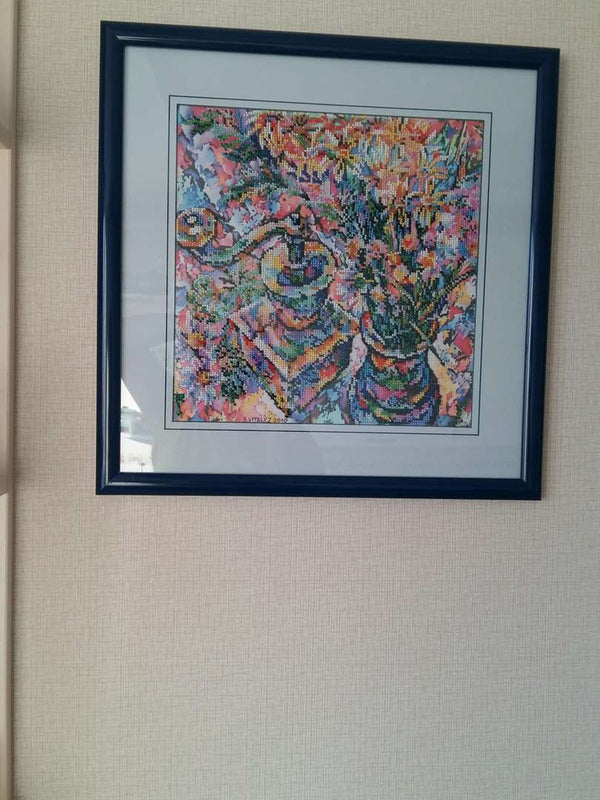 Canvas for bead embroidery