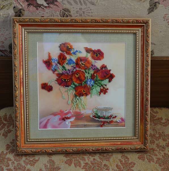 Canvas for bead embroidery