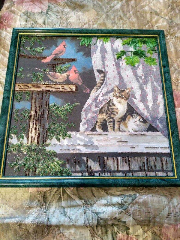 Canvas for bead embroidery