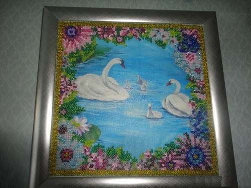 Canvas for bead embroidery