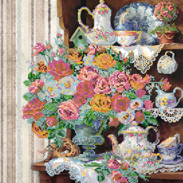 Canvas for bead embroidery
