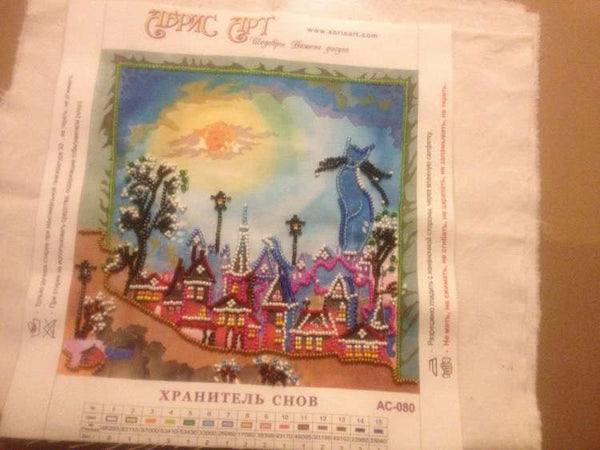 Canvas for bead embroidery