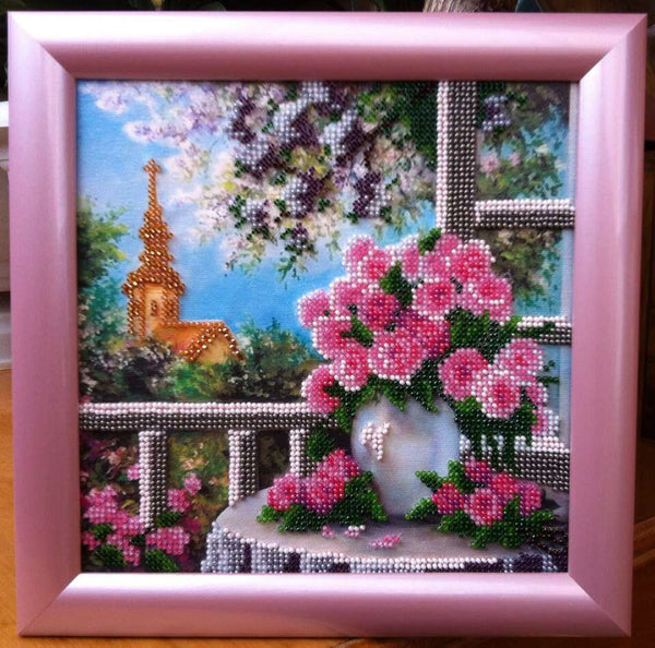 Canvas for bead embroidery