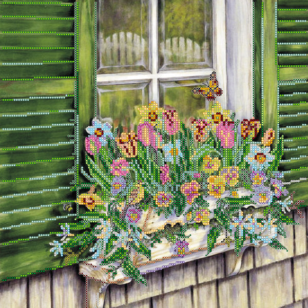 Canvas for bead embroidery