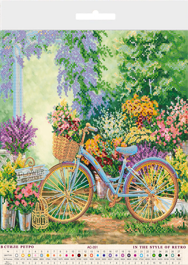 Canvas for bead embroidery