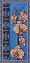 DIY Bead Embroidery Kit "Orchids – 2" 7.1"x15.7" / 18.0x40.0 cm