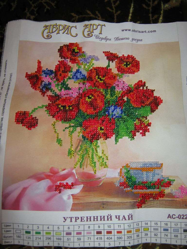 Canvas for bead embroidery