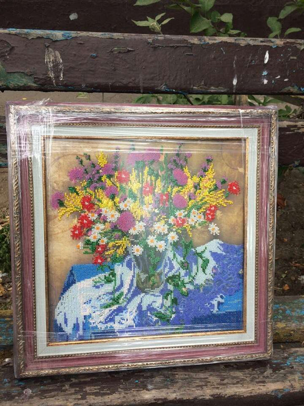 Canvas for bead embroidery
