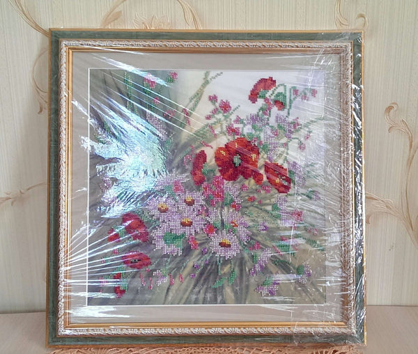 Canvas for bead embroidery