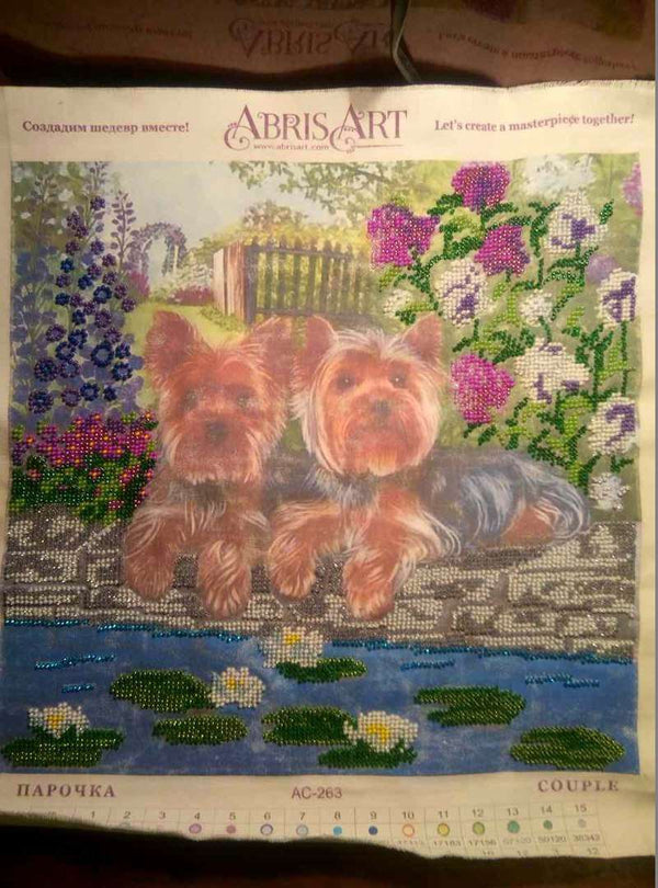 Canvas for bead embroidery