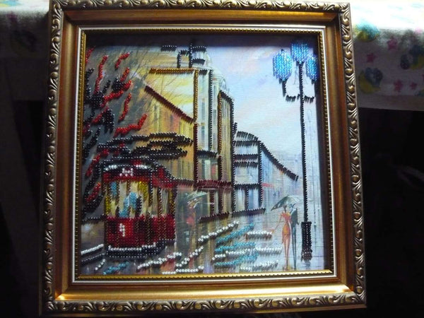 Canvas for bead embroidery