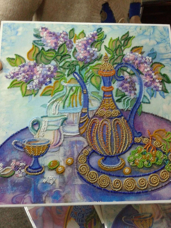 Canvas for bead embroidery