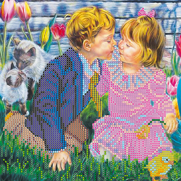 Canvas for bead embroidery