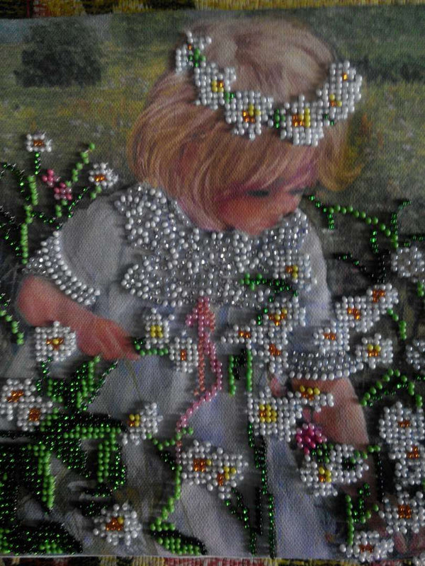 Canvas for bead embroidery