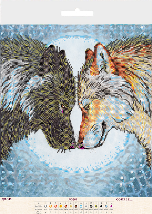 Canvas for bead embroidery