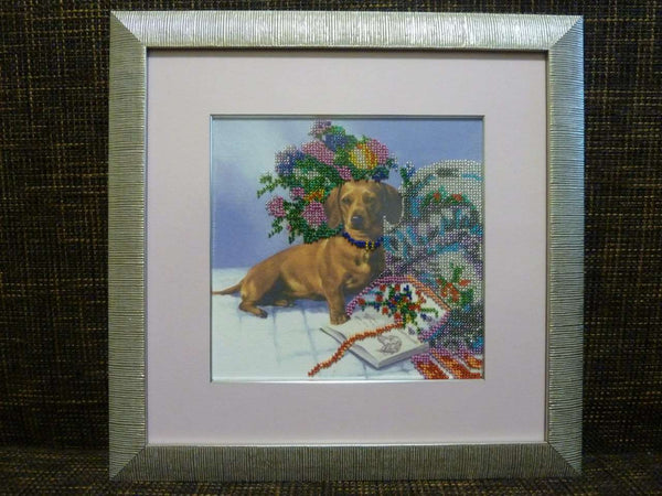 Canvas for bead embroidery