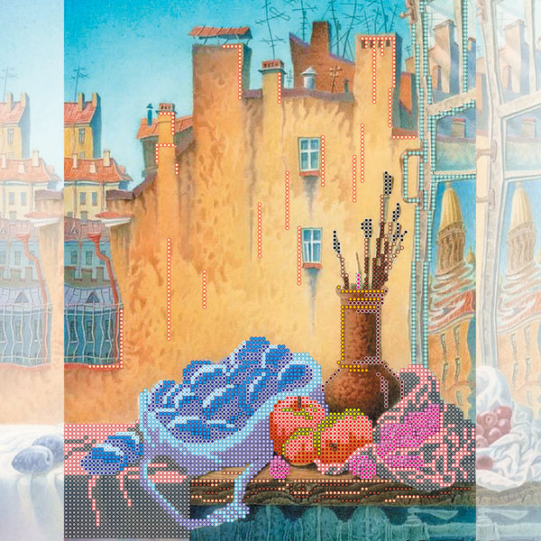 Canvas for bead embroidery