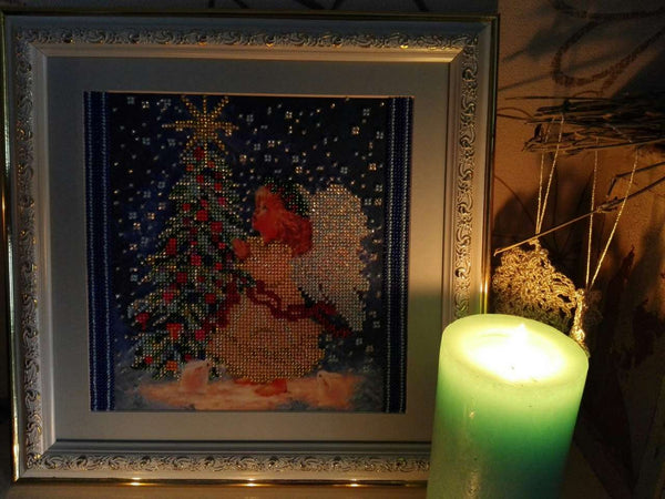 Canvas for bead embroidery