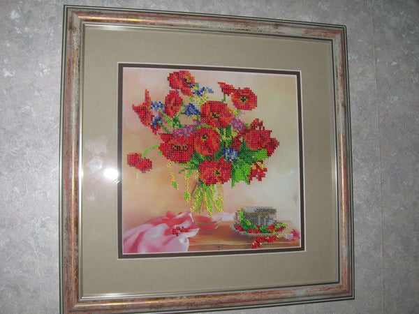 Canvas for bead embroidery