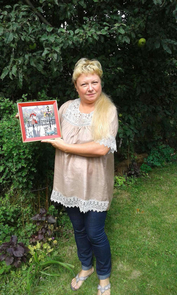 Canvas for bead embroidery