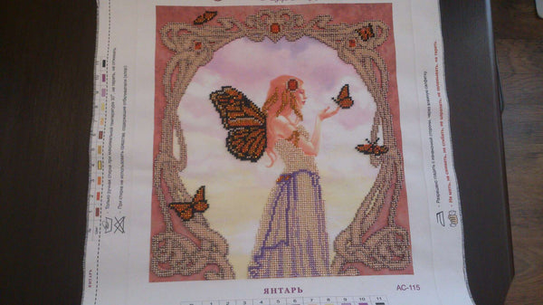 Canvas for bead embroidery