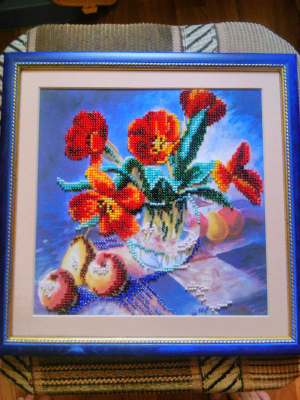 Canvas for bead embroidery