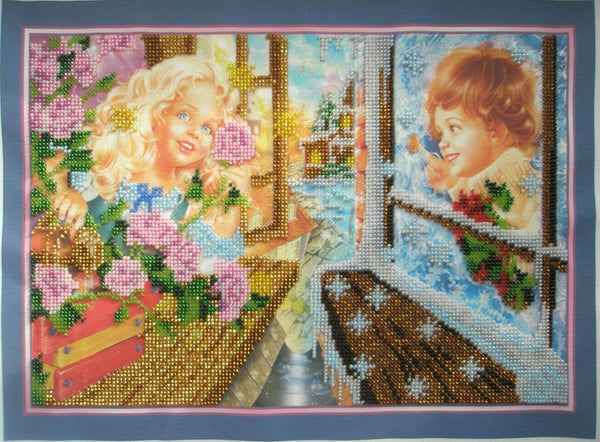 DIY Bead Embroidery Kit