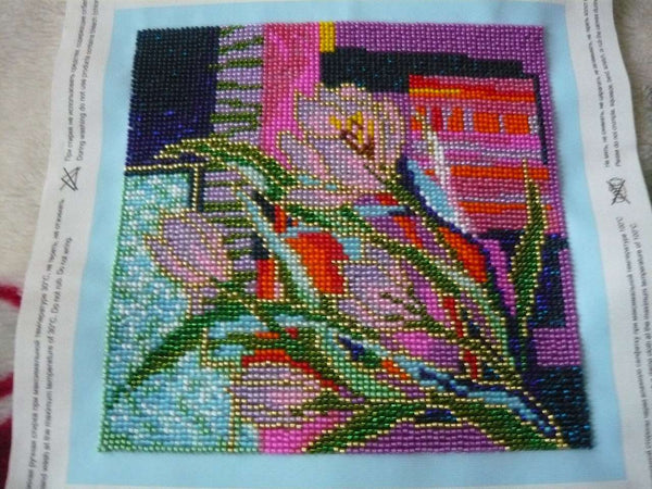 Canvas for bead embroidery