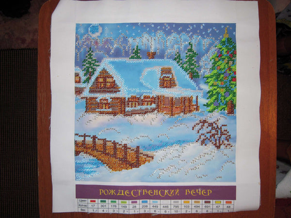 Canvas for bead embroidery